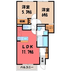 ハート ポップの物件間取画像